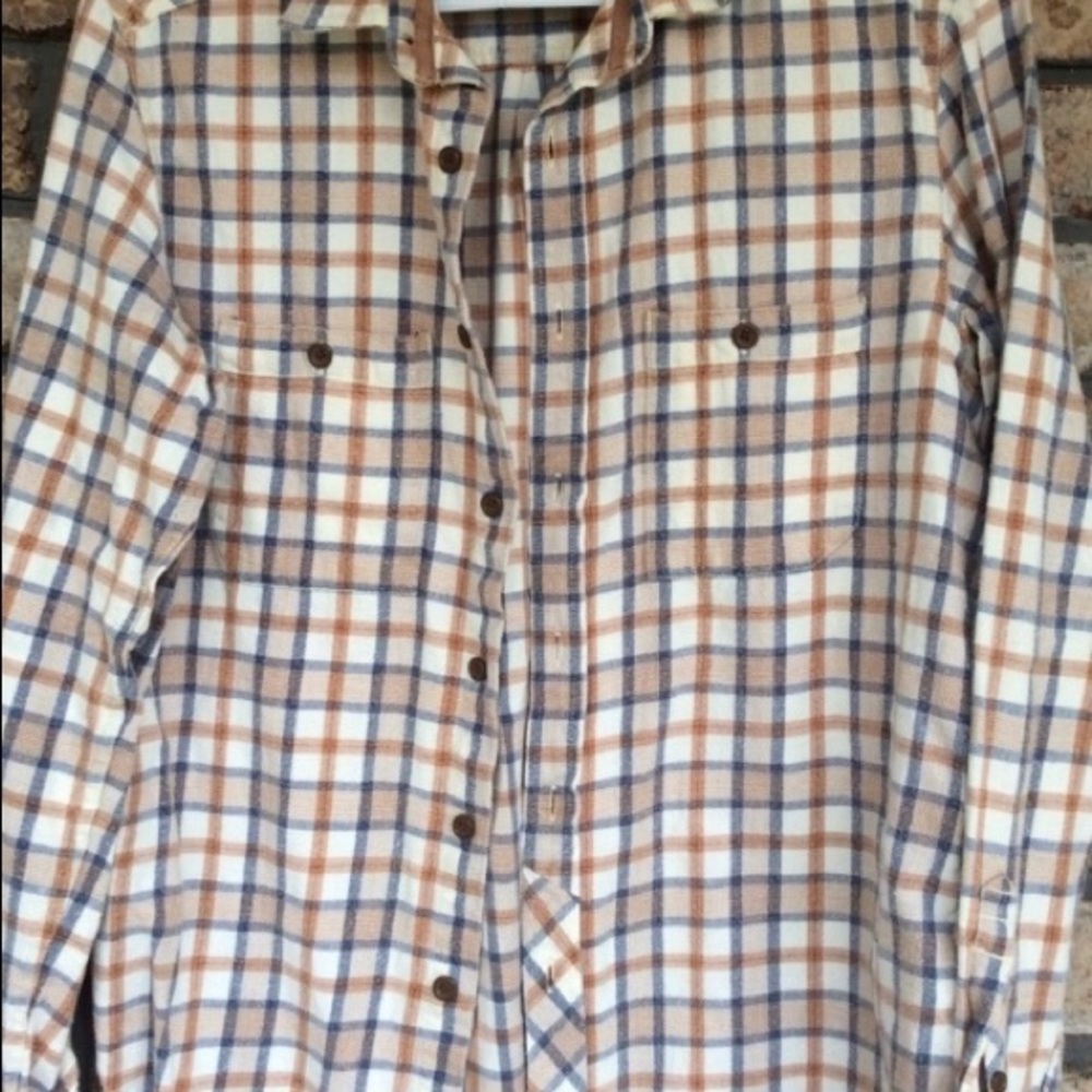 Men’s Stapleford Flannel Cream/Blue/White